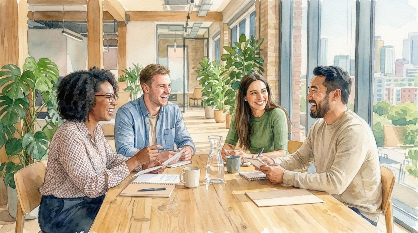 International aufgestellte Belegschaft